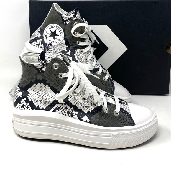 Converse Shoes - Converse Chuck Taylor All Star Move Platform High Top Women Leather Size 573078C